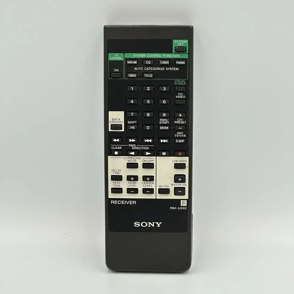 Sony RM-U242 Remote Control Receiver Stereo